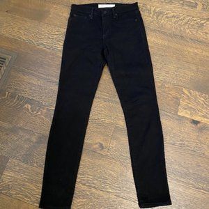 GAP True Skinny Jeans, Black, Size 27R